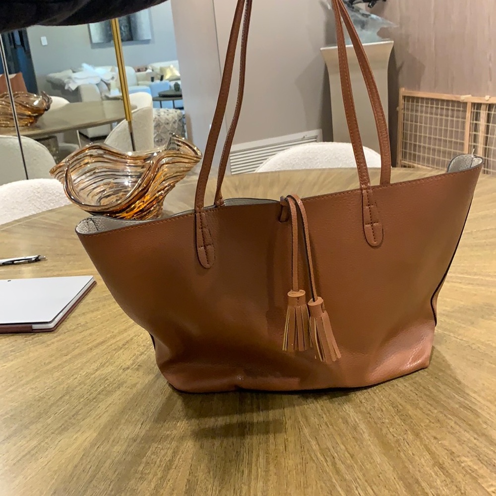 Cute plain brown bag